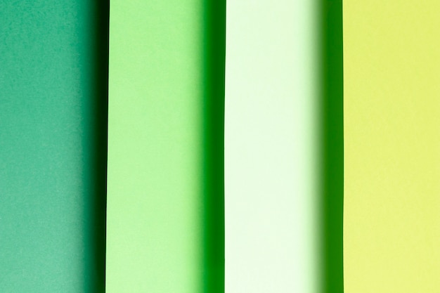 Shades of green patterns close-up