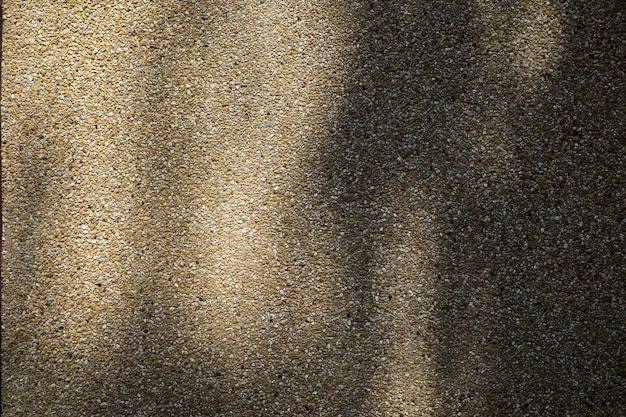 磨かれたコンクリート表面の影