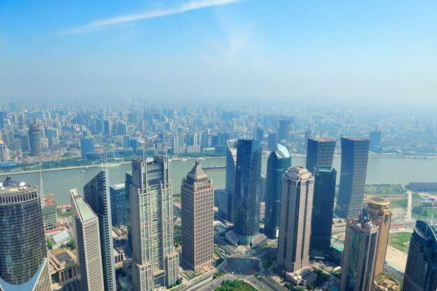 Shanghai aerial view