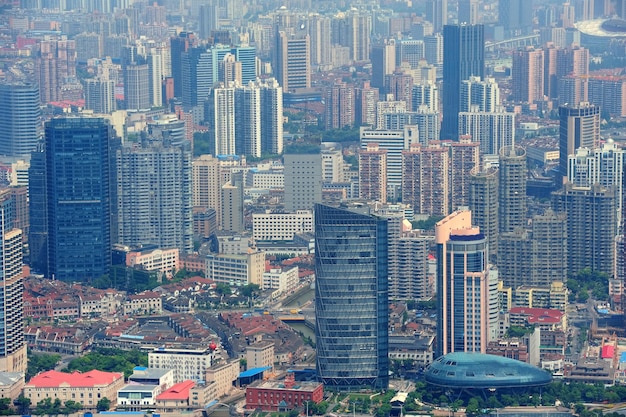 Shanghai aerial view