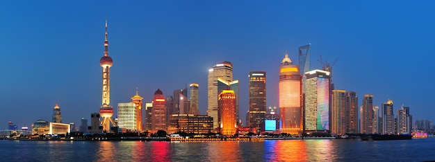 Shanghai at night