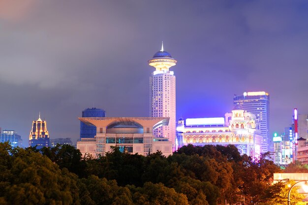 Shanghai at night