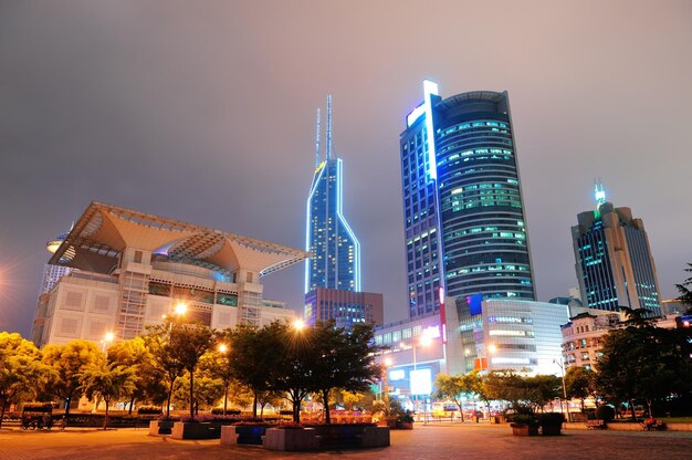 Shanghai at night