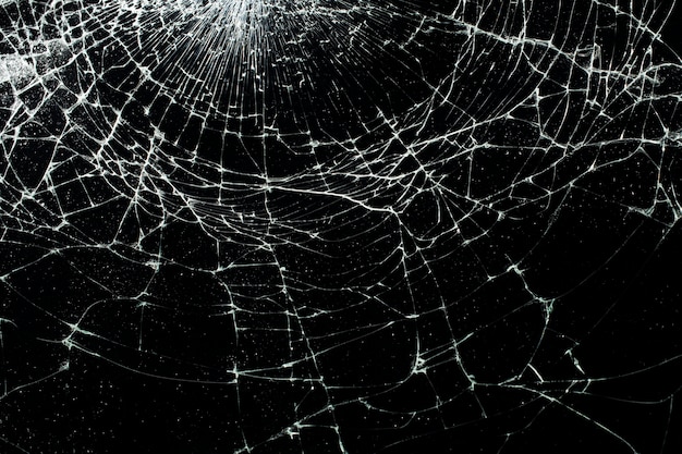 Free photo shattered glass texture