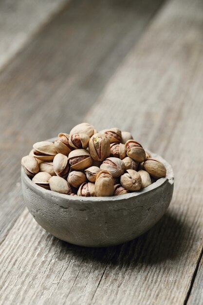 shelled pistachios, closeup