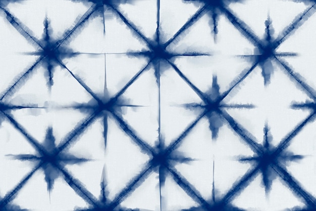 Free photo shibori pattern background in indigo blue color