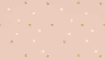 Free photo shimmering gold star patterned background