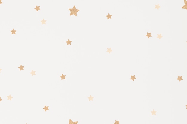 Shimmery gold stars background for kids