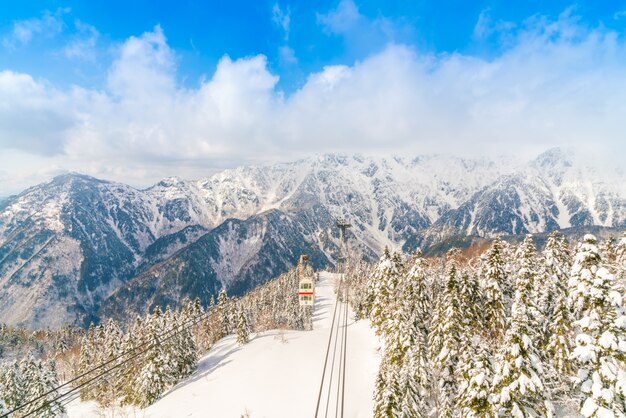 新穂高ロープウェイ高山岐阜、日本。