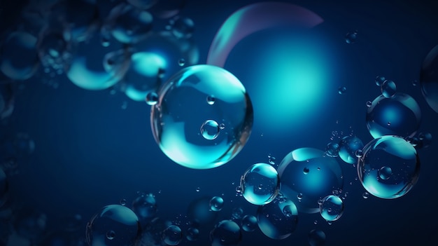 Shiny bubbles wallpaper