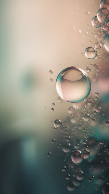 Shiny bubbles wallpaper