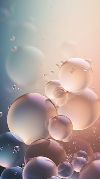 Shiny bubbles wallpaper