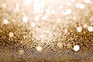 Free photo shiny gold glitter textured