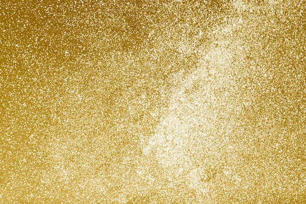 Shiny gold glitter textured