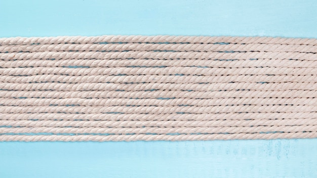 Free photo ship beige ropes horizontal lines