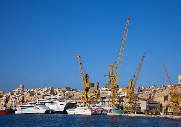 Ships in drydock