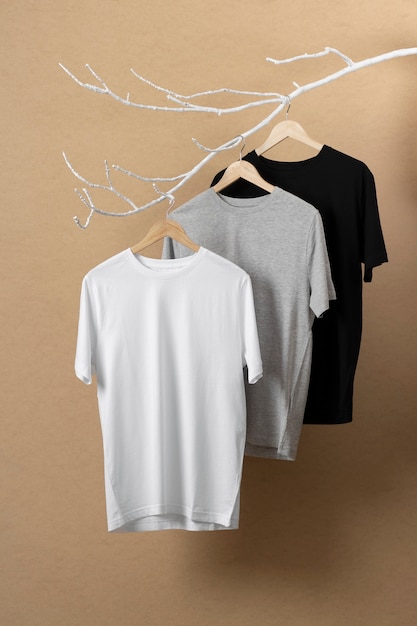 Free photo shirt mockup concept with plain clothing