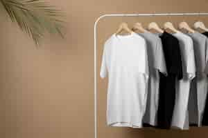 Free photo shirt mockup concept with plain clothing