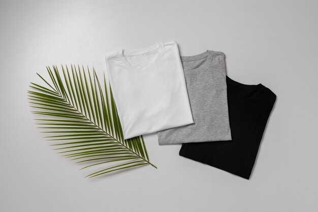 shirt mockup concept with plain clothing