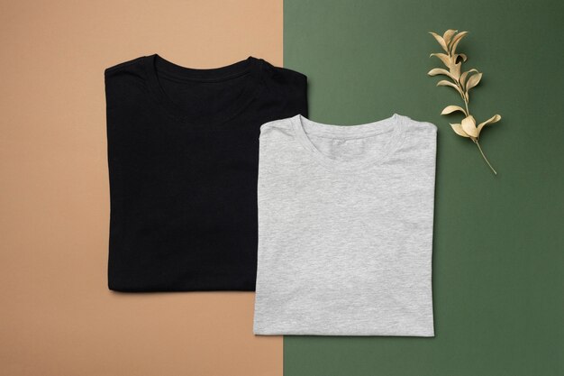shirt mockup concept with plain clothing