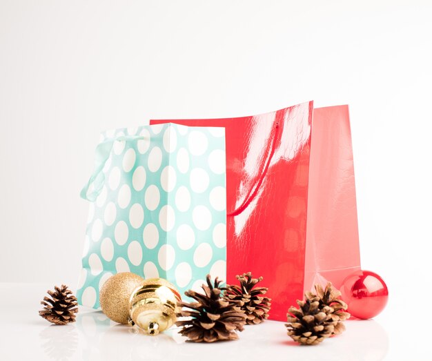 Shopping bags christmas