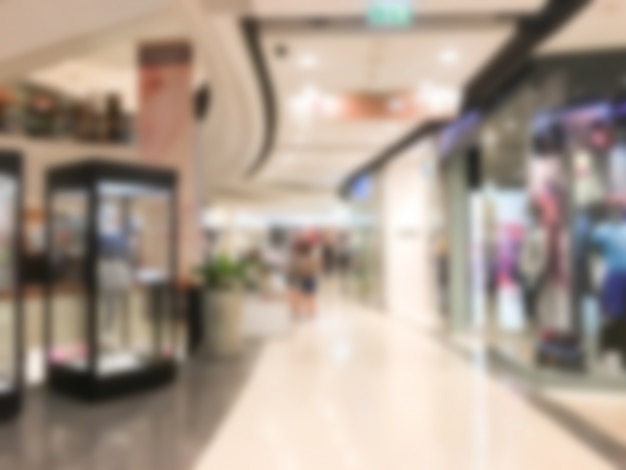 Free photo shopping mall blurred