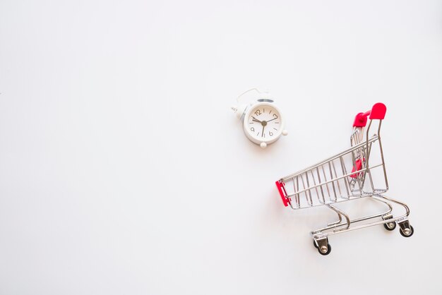 Shopping trolley with little snooze