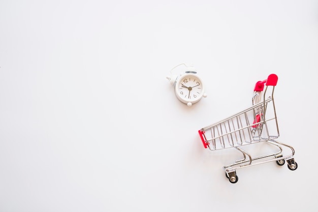 Shopping trolley with little snooze