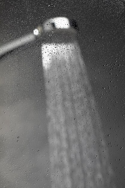 Shower head with hot water