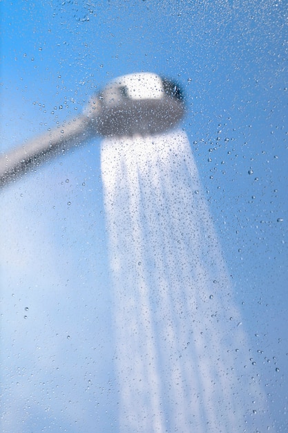 Shower head with hot water