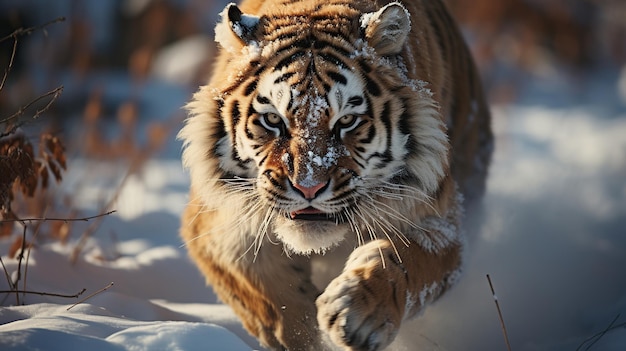 Free photo siberian tiger panthera tigris altaica