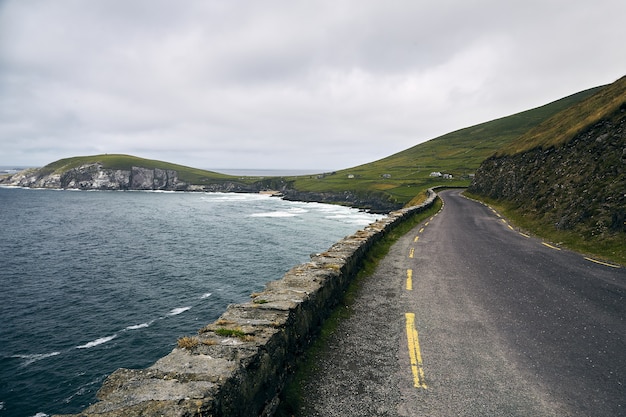 Side road of the sea