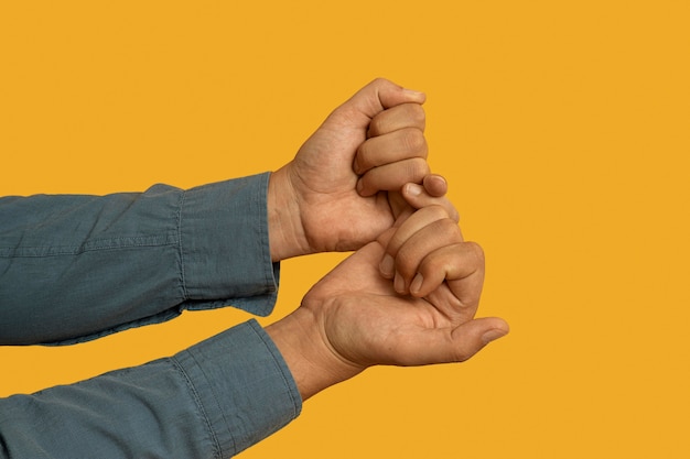 Sign language hand gesture