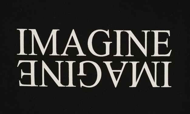 Sign that says "imagine"
