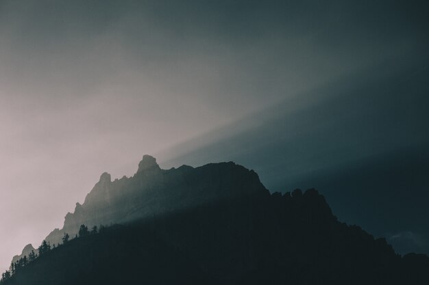 Silhouette Of Mountain