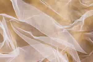 Free photo silk fabric transparent material for home decoration