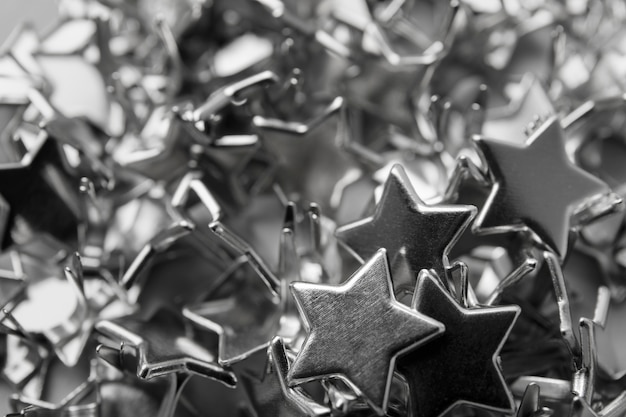 Free photo silver aesthetic wallpaper with stars