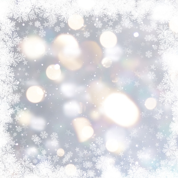 Silver Christmas background