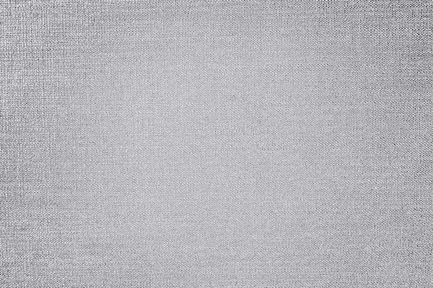 Silver cotton fabric textured background