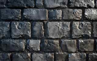 Free photo simple brick wall surface texture