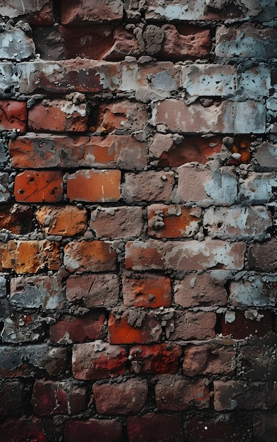 간단한 벽돌 벽 표면 질감