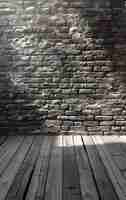 Free photo simple brick wall surface texture