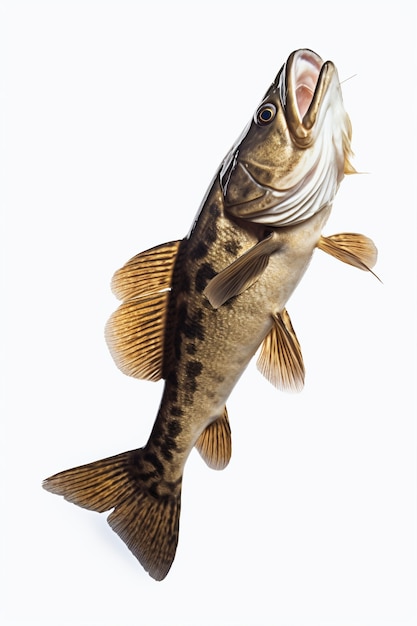 Simple fish with white background