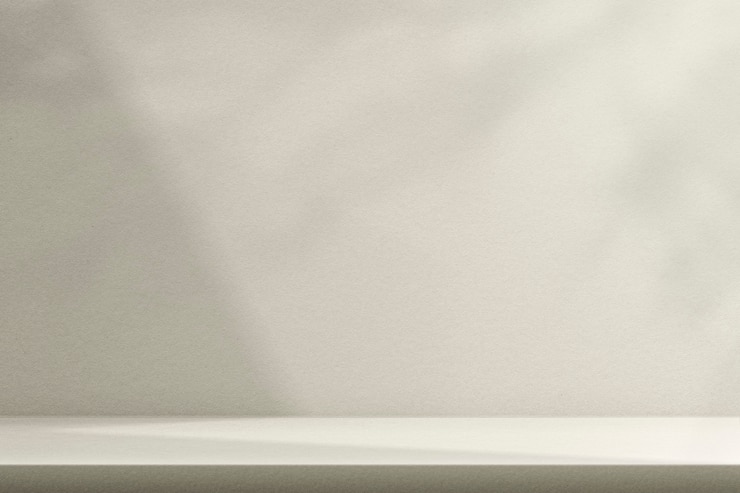 Free Photo simple product backdrop with shadow