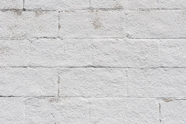 Simple white brick wall background