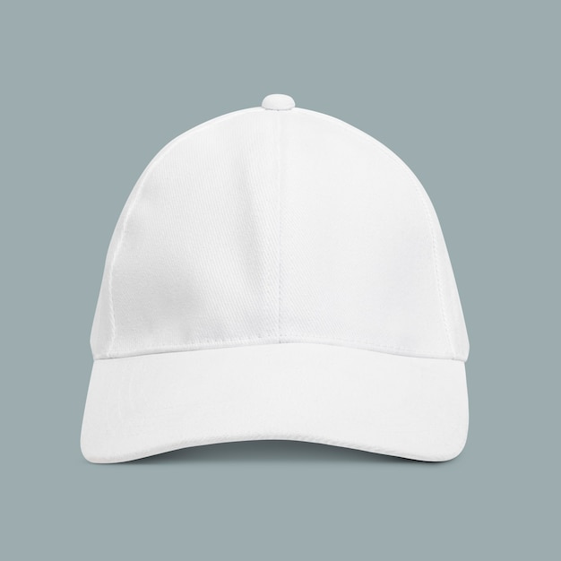 Free photo simple white cap headwear accessory