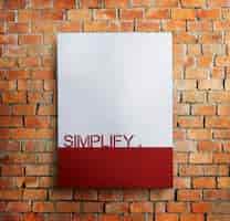 Free photo simplify simpleness clarify easiness minimal concept