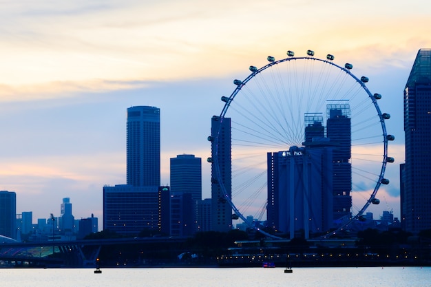 Foto gratuita volantino di singapore