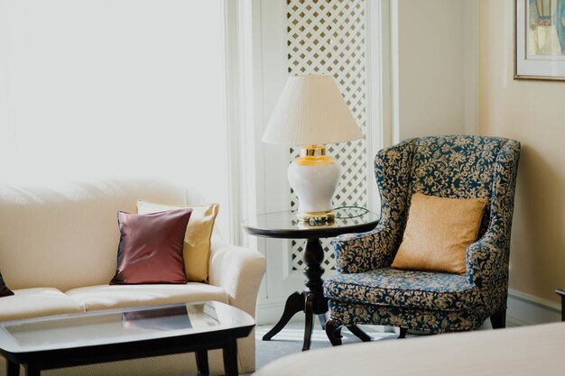 Sitting room with old furniture