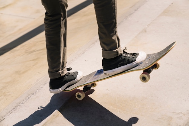 Skater делает трюк